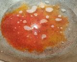 A picture of step 4 of Kesari Sheera.