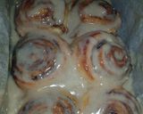 Cinnamon roll (fahéjas-vaníliás-fehércsokis csiga) recept fázis 9 fotója