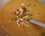 A picture of step 4 of Rava Kesari.