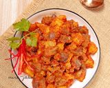 Foto langkah ke 5 dari resep Sambal Goreng Ati Ampela plus kentang.