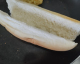 Foto del paso 4 de la receta: Perrito🌭caliente con jamón🥯y ensalada🥓🥯🧀🧅🍎🥕