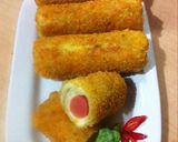 Foto langkah ke 4 dari resep Roti gulung sosis keju.