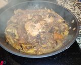 Foto del paso 7 de la receta: Emperador con cebolla caramelizada, champiñones rodajas de tomate con un toque de vino blanco