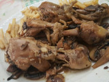 Pollo con champiñones