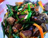 Foto langkah ke 6 dari resep Kacang panjang ber Hati Ayam.