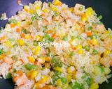 Hình bước làm 6 của món Cơm Chiên Chay Trái Thơm