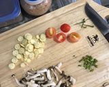 รูปขั้นตอนการทำที่ 4 ของ กุ้งผัดพริกขี้หนู🍤🌶🧄🥬