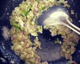 A picture of step 5 of Palak paneer.