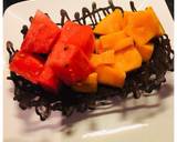 Fruit Chocolate Basket : recipe step 2 photo
