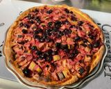 Une image de l'étape 13 de Tarte rhubarbe cassis.