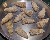 A picture of step 5 of Walnut masoor dal bullets.
