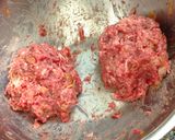 A picture of step 5 of Cheese Sausage Burger.