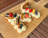 Foto del paso 3 de la receta: Postre para el día de la madre - tarta de letras