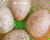 Hình bước làm 1 của món Khoai tây nướng nồi chiên không dầu lắc phô mai