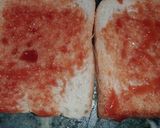 A picture of step 2 of Vegetable sandwich.