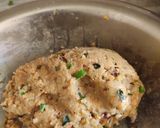 A picture of step 4 of Garlic poha cutlets with garlic tomato sauce.