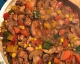 A picture of step 10 of Mexican Chicken.