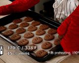 A picture of step 11 of Chocolate Sandwich Cookies / Crispy Cocoa Cookies filled with a Smooth Chocolate Cheese Cream.