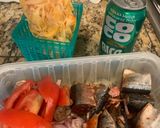 A picture of step 1 of Braised Mackerel with Young Jackfruit Fibers.