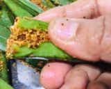 A picture of step 6 of Stuffed Masaledar Bhindi.
