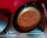 A picture of step 7 of Idli sambhar with coconut chutney.