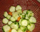 Foto langkah ke 1 dari resep Sayur oyong bersama teman"nya 😁.