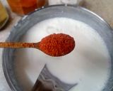 A picture of step 4 of Veggies Raita.