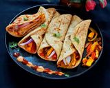 A picture of step 9 of Chili Paneer Roll.