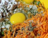 Foto del paso 1 de la receta: Tortilla de verduras y Pollo #rica #facilyrapidaparahacer #supersaludable #hechaconrestodecomida
