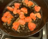 A picture of step 2 of Green Curry Chicken and Eggplant.