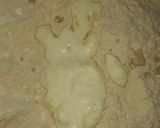 A picture of step 1 of Atta biscuits.