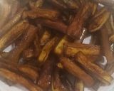 A picture of step 4 of Brinjal French Fries.