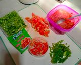 Foto langkah ke 1 dari resep Sambal Goreng Kentang Telur Terong Buncis.