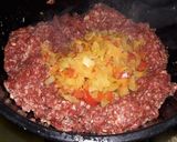 Foto del paso 3 de la receta: Mega hamburguesa a la pizza