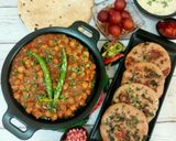 દાડમ દાણા મસાલા છોલે જૈન (Pomegranate Masala Chickpeas Jain Recipe In Gujarati) રેસીપી સ્ટેપ6ફોટો
