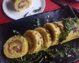 Shezwan Stuffed Dhokla Roll with garlic mayo recipe step 15 photo
