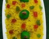 A picture of step 5 of Simple Zarda 💚💛💚.
