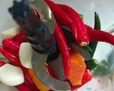 Gambar langkah 2 resipi Patin Tumis Tempoyak.