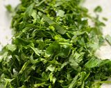 Hình bước làm 1 của món Canh Rau Muống Nấu Thịt Viên