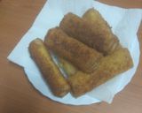 Foto del paso 3 de la receta Cañas de dulce de membrillo y queso fresco con natillas