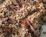 Foto langkah ke 3 dari resep Nasi Goreng Kebuli Daging Suwir.