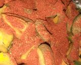 A picture of step 2 of Raw mango pickle.
