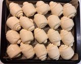 A picture of step 6 of Honey Yogurt Pull-Apart Bread.