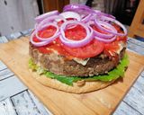 Φωτογραφία βήματος 4 της συνταγής Giant burger 4,5kg 🍔❤️