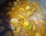A picture of step 7 of Beef Biryani.