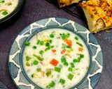 A picture of step 4 of Cream of Vegetable Soup.