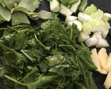 A picture of step 1 of The Green Stew.