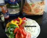 Foto langkah ke 3 dari resep Pizza jumbo | pizza panggang oven| pizza hut.