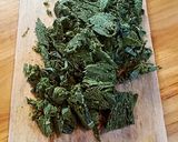 Foto langkah ke 2 dari resep 🍲 Oblok-oblok daun singkong bumbu iris simpel.