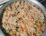 A picture of step 7 of Vegetable rice.
